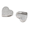 Rack Plating Brass Micro Pave Cubic Zirconia Slide Charms CU-CBA01AA-27P-2