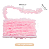 1Pc Polyester Pleated Lace Ribbon OCOR-WR0001-30-2