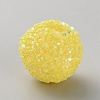 Opaque Acrylic Glitter Beads FIND-CJC0010-111A-01-1
