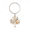 Chip Natural Citrine Keychain KEYC-JKC00219-03-1