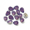 Pointed Back Resin Rhinestone Cabochons RESI-T014-13x18mm-A11-1