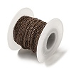 Spray Painted 304 Stainless Steel Curb Chains STAS-B067-05A-03-3