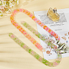 2 Strands 2 Colors Handmade Transparent Acrylic Curb Chains FIND-WR0002-26B-4
