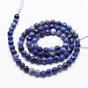 Natural Sodalite Beads Strands G-D840-19-4mm-2