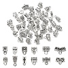 60Pcs 12 Styles Alloy Tube Bails FIND-YW0005-90-1