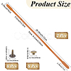 2Pcs Imitation Leather Bag Strap PURS-CL0001-08A-2