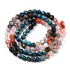 Natural & Synthetic Mixed Gemstone Beads Strands G-D080-A01-01-32-2