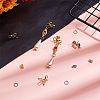 24Pcs 4 Style Bowknot Brass Stud Earring Findings DIY-DR0001-30-3