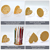 2Pcs 2 Style Acrylic Nail Art Brush Pen Holder Stand MRMJ-PH0001-67A-4