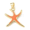 Brass Enamel Pendants KK-CBA6938-16G-2