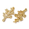 Brass Micro Pave Cubic Zirconia Pendants KK-A271-04G-04-2