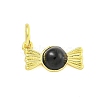 Rack Plating Brass Enamel Pendants KK-U021-04D-G-1