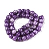 Dyed Natural White Jade Beads Strands G-T138-S13-2
