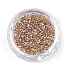 Plated Glass Seed Beads SEED-S016-01-2