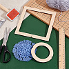 2Pcs Wooden Thread Winding Plate DIY-WH0888-026-5