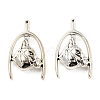Tibetan Style Alloy Pendants TIBE-P001-03AS-2