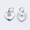 Brass Micro Pave Cubic Zirconia Charms RB-I078-67P-NR-2