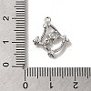 Brass Micro Pave Cubic Zirconia Pendants KK-D091-04P-3