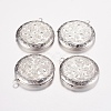 Tarnish Resistant 316 Stainless Steel Locket Pendants STAS-G168-20P-1