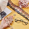 5 Strands 5 Colors Handmade Acrylic Cable Chains AJEW-PH0002-84-5