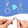 Alloy Swivel Lobster Claw Clasps & Split Key Rings Findings Kits DIY-YW0011-82-2