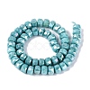 Anti-Tarnish Electroplate Glass Beads Strands GLAA-T025-10mm-11T-3