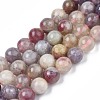 Natural Purple Red Tourmaline  Beads Strands G-N327-02B-01-1
