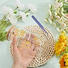 Nickel Metal Waterproof Self-Adhesive Picture Stickers DIY-WH20016-058-5
