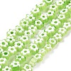 Handmade Millefiori Glass Bead Strands LAMP-J035-4mm-13-1