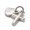 Rack Plating Real 18K Gold Plated Brass Pendants KK-E275-08P-2