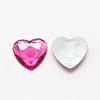 Acrylic Rhinestone Flat Back Cabochons GACR-Q009-25x25-08-2