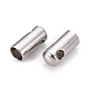 Tarnish Resistant 201 Stainless Steel Cord Ends STAS-F250-10P-L-2