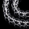 Baking Paint Transparent Glass Round Bead Strands DGLA-Q022-8mm-01-2
