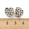 Mother's Day Rack Plating Alloy European Beads FIND-B034-31AS-3
