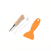 DIY Cotton Cup Mat Punch Needle Kits DIY-K032-38D-7