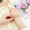 40Pcs 2 Colors Adjustable Iron Expandable Bangle Making BJEW-SP0001-01-3