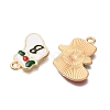 Christmas Theme Alloy Enamel Pendants FIND-M039-01H-2