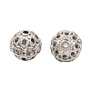 Brass Rhinestone Beads X-RB-H041-14-1