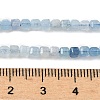 Natural Aquamarine Gradient Color Beads Strands G-G271-F01-3x3mm-5