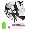 Halloween Theme DIY Diamond Painting Sticker Kits PW-WG51296-01-5