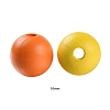 160Pcs 4 Colors Farmhouse Country and Rustic Style Painted Natural Wood Beads WOOD-LS0001-01L-3