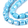 Anti-Tarnish Electroplate Glass Beads Strands EGLA-N027-03A-16-3