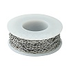 Tarnish Resistant 304 Stainless Steel Cable Chains CHS-K001-30-2mm-3