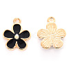 Alloy Enamel Charms ENAM-R059-02D-RS-2