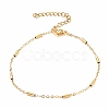Ion Plating(IP) 304 Stainless Steel Cable Chain Bracelets BJEW-JB05655-1