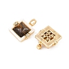 Natural Tiger Eye and Freshwater Shell Pendants KK-H538-24C-G-2
