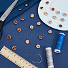 24Pcs Plastic Shank Buttons BUTT-GF0003-78A-4