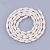 Opaque Solid Color Glass Beads Strands X-GLAA-T009-001F-2