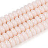 Opaque Solid Color Glass Beads Strands GLAA-ZX008-6mm-18H-1