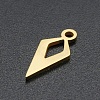 201 Stainless Steel Open Back Bezel Pendants STAS-R111-LA173-6-2